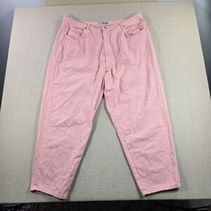 Vintage Avenue Blues Bubblegum Pink Mom Jeans Womens 26 High Rise Retro Y2K